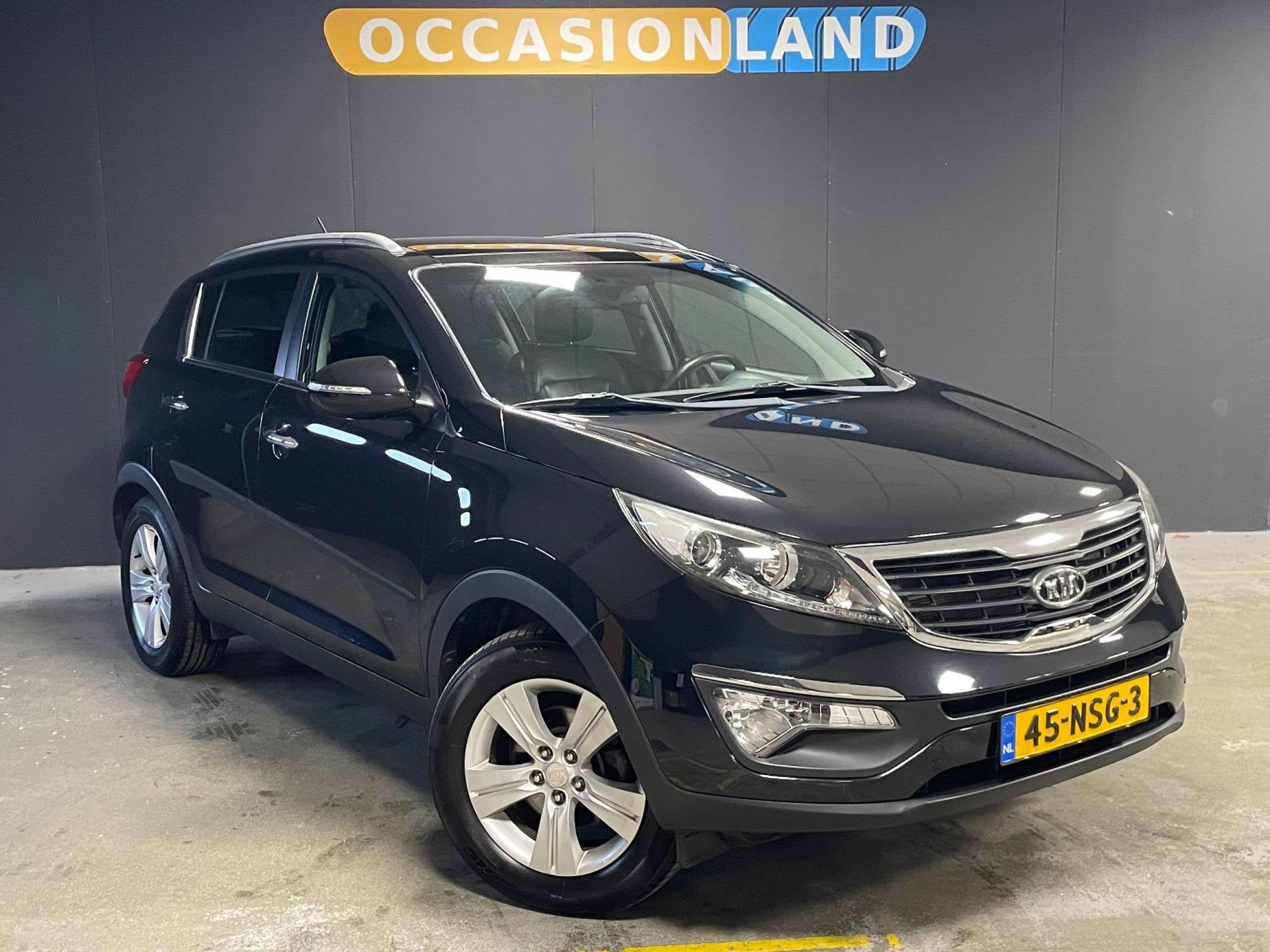 Kia Sportage 2.0 X-ecutive Plus Pack AUT|CRUISE|TREKHAAK|PAR, Auto's, Kia, Gebruikt, Zwart, Leder en Stof, Origineel Nederlands