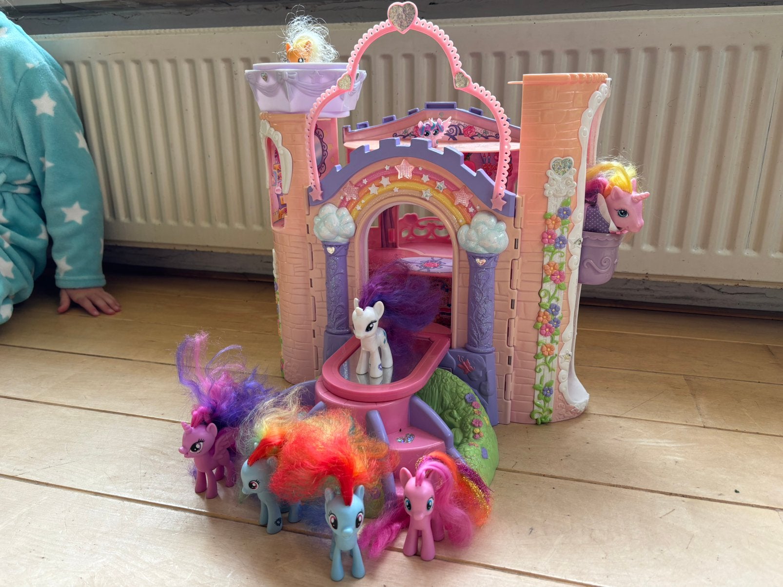 My little pony kasteel met pony’s, Ophalen of Verzenden, Gebruikt, Jongen of Meisje