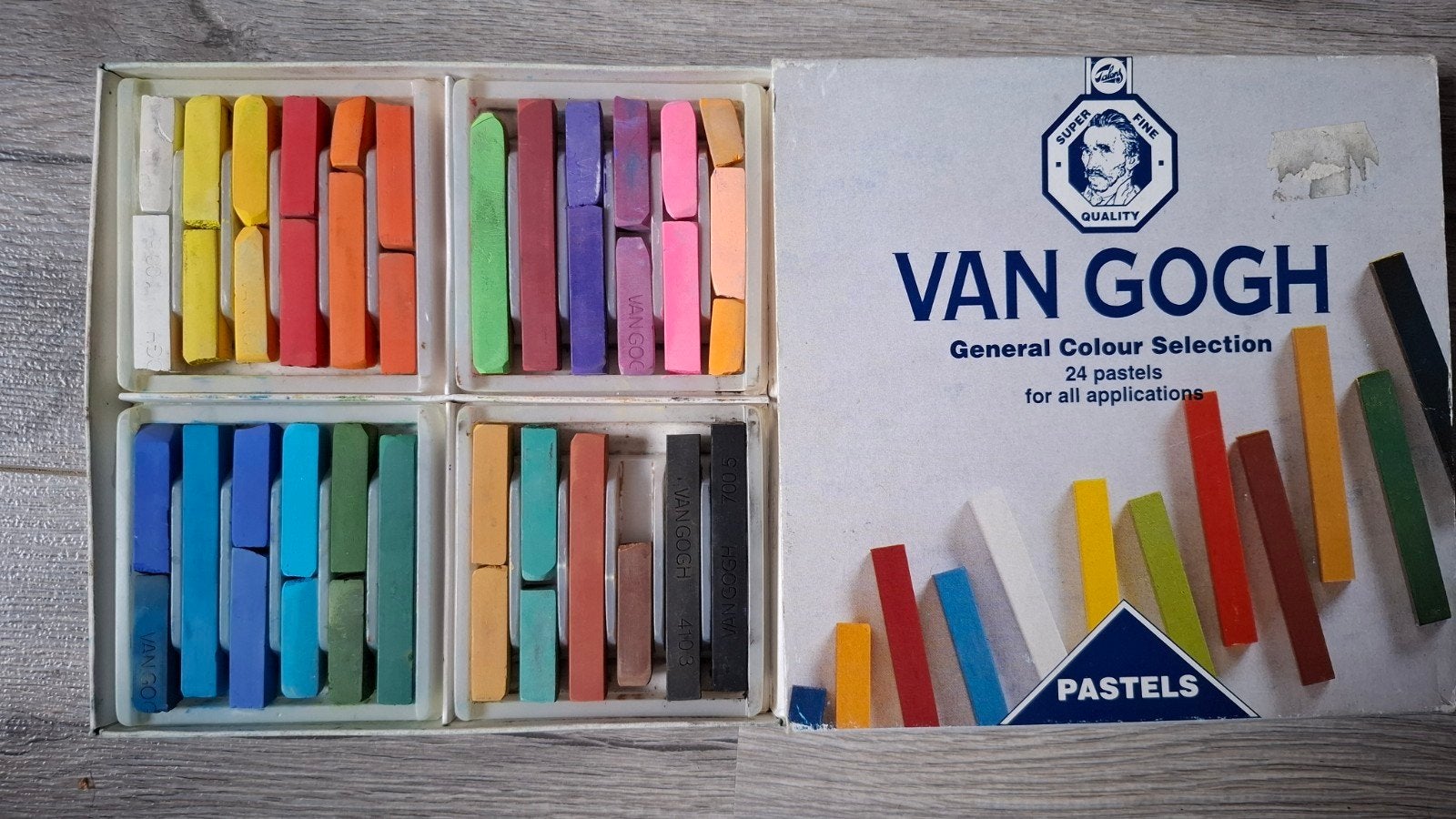 Van Gogh Pastels - Algemene Kleurselectie (24 stuks), Hobby en Vrije tijd, Ophalen of Verzenden, Gebruikt, Overige typen