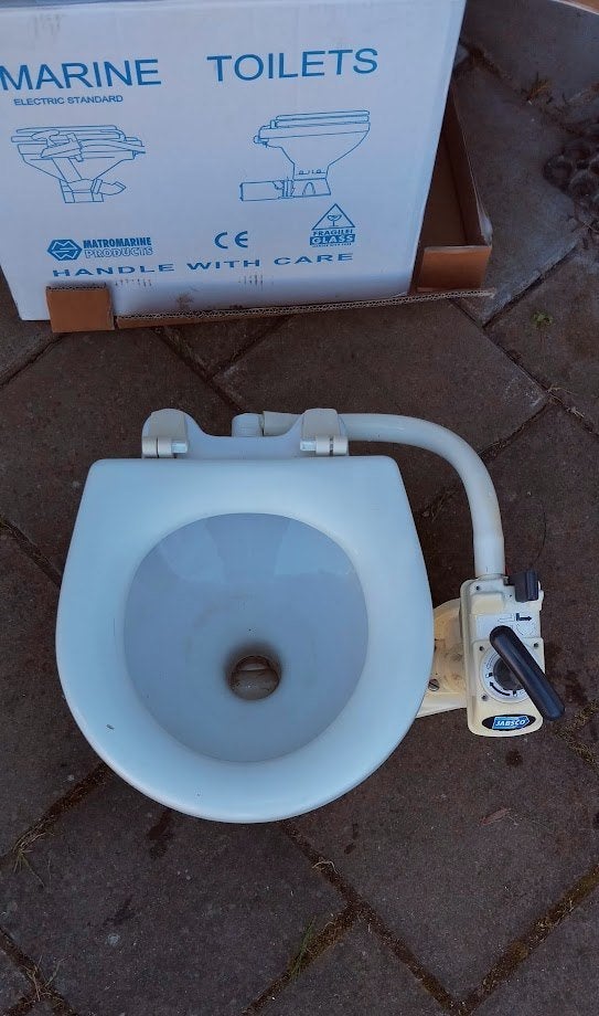 Boten toilet Jabsco, Watersport en Boten, Accessoires en Onderhoud, Ophalen of Verzenden, Gebruikt, Kombuis en Sanitair