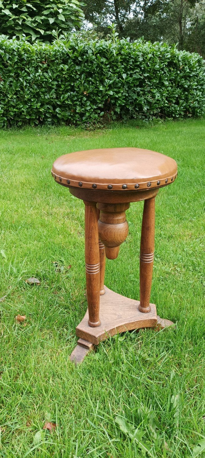 Antiek houten Piano kruk, Huis en Inrichting, Ophalen of Verzenden, Hout