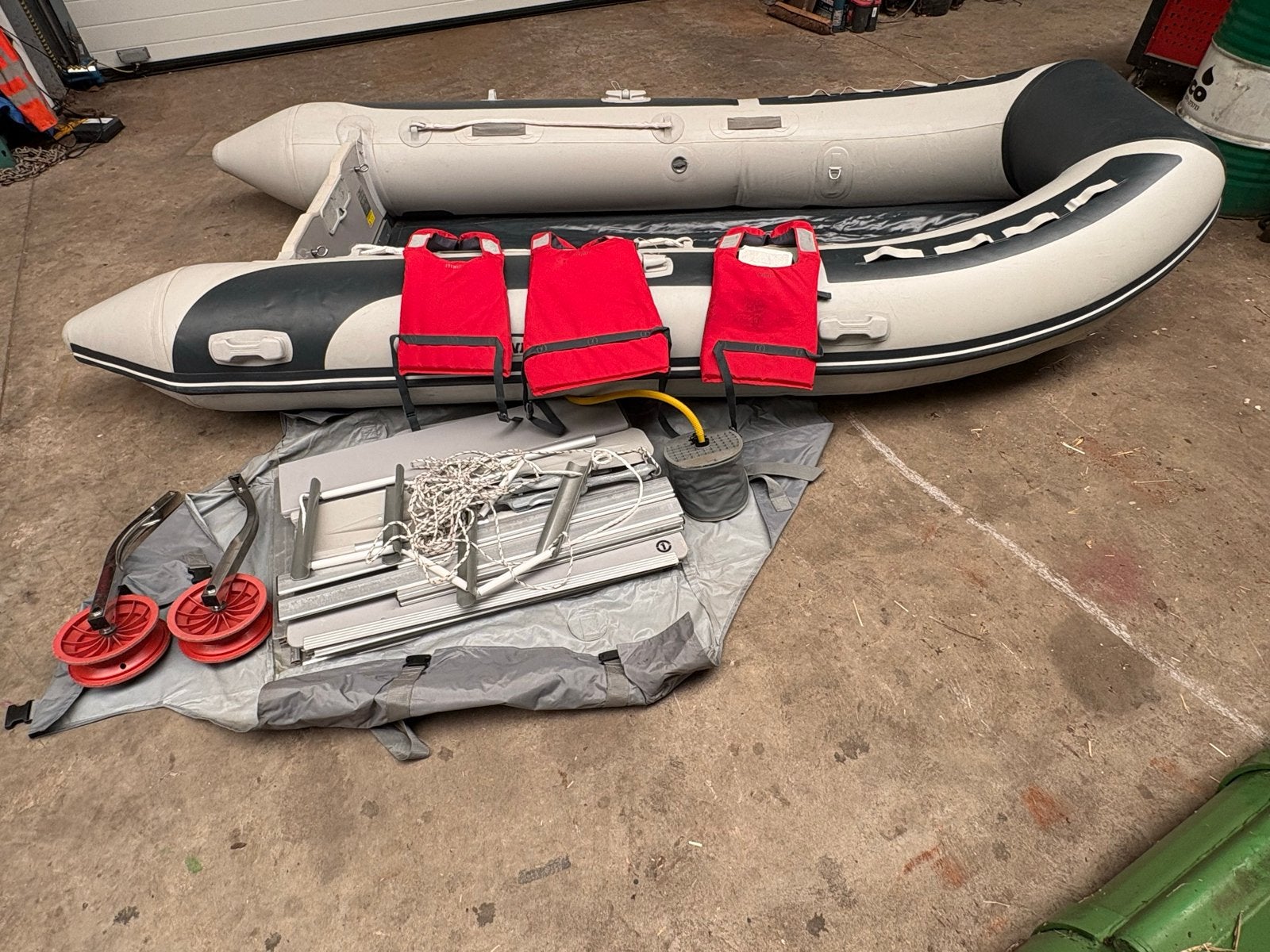 Nimarine 350 AL rubberboot met aluminium bodem, Watersport en Boten, Bootonderdelen, Ophalen, Gebruikt