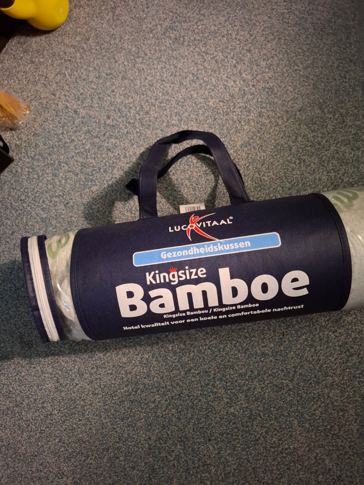 Nieuw bamboo kussen, Eenpersoons, Wit, Nieuw, Ophalen of Verzenden