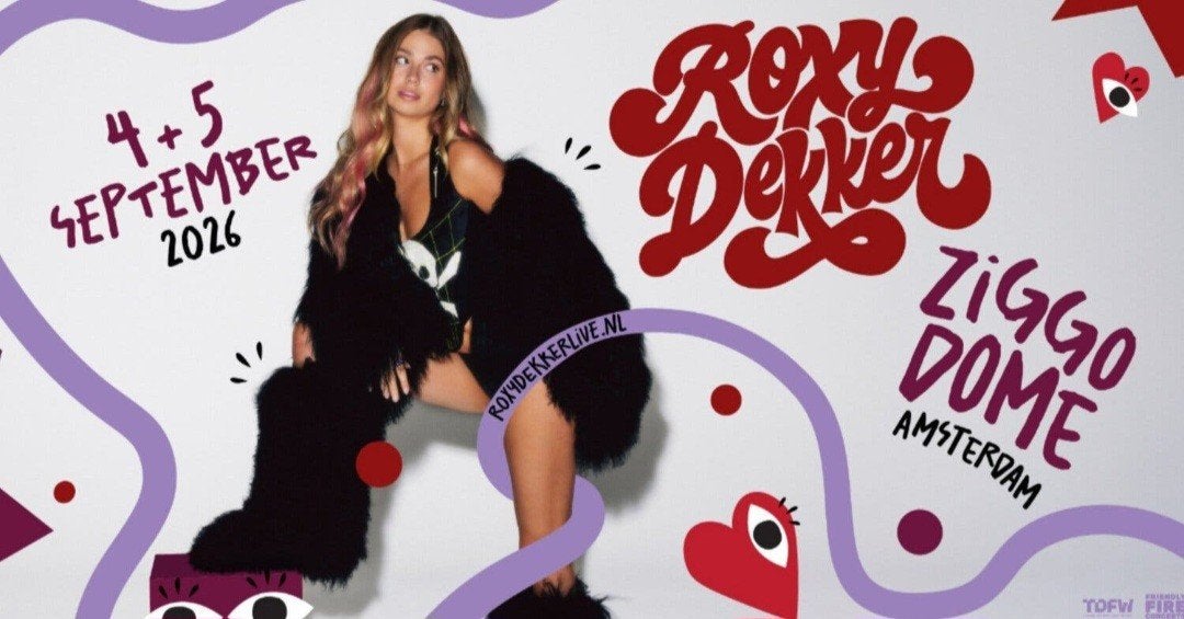 4 kaartjes voor Roxy Dekker 4 september, Drie personen of meer