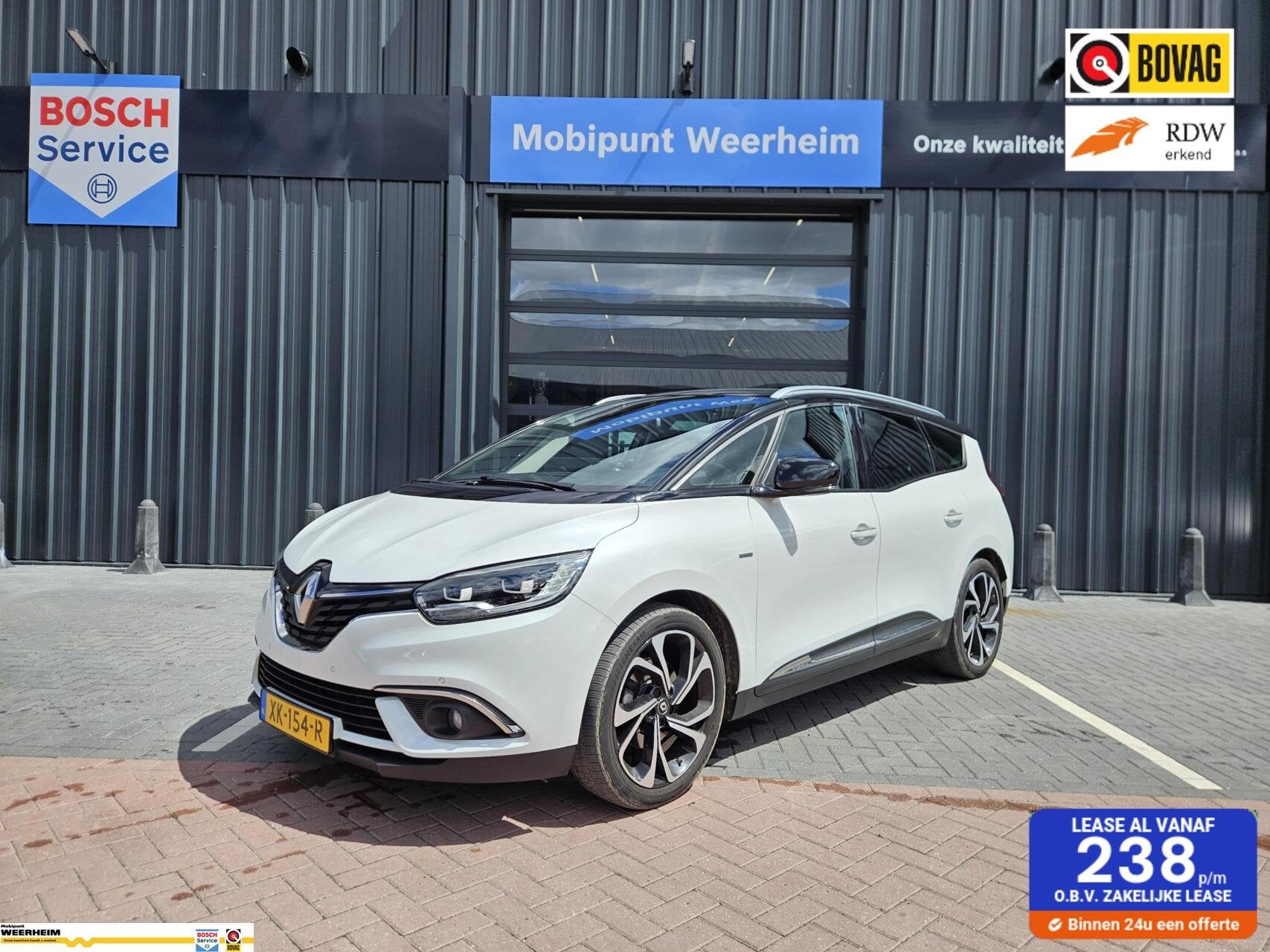 Renault Grand Scenic 1.2 TCe 7p Bose uitv + Trekhaak!, Auto's, Voorwielaandrijving, Gebruikt, Euro 6, 4 cilinders