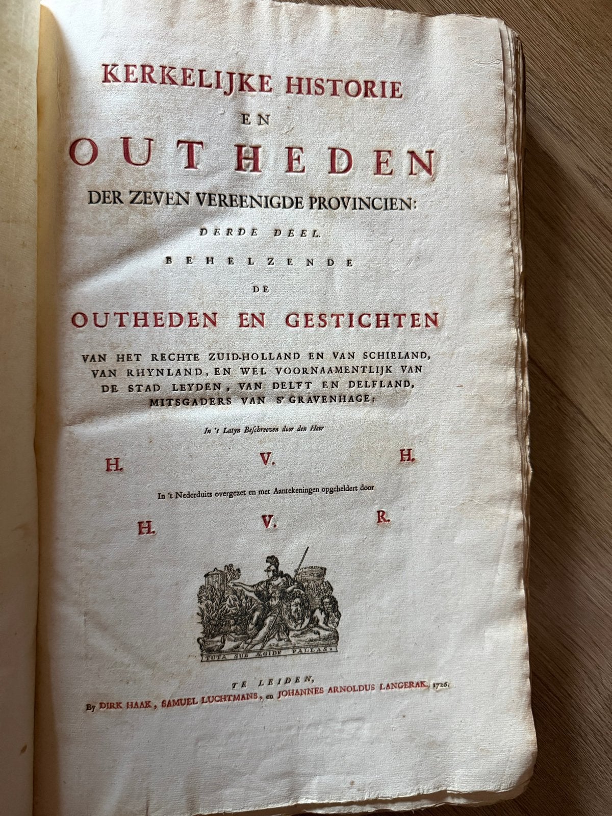 Kerkelijke Historie en Outheden der Zeven Vereenigde Provinc, Antiek en Kunst, Antiek | Boeken en Bijbels, Ophalen of Verzenden