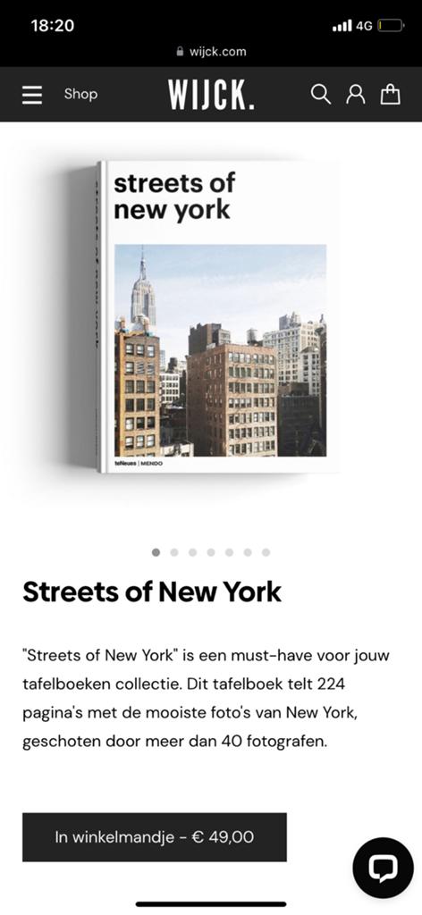 Streets of new york mendo teNeues koffietafelboek, Ophalen of Verzenden, Nieuw, Fotografen