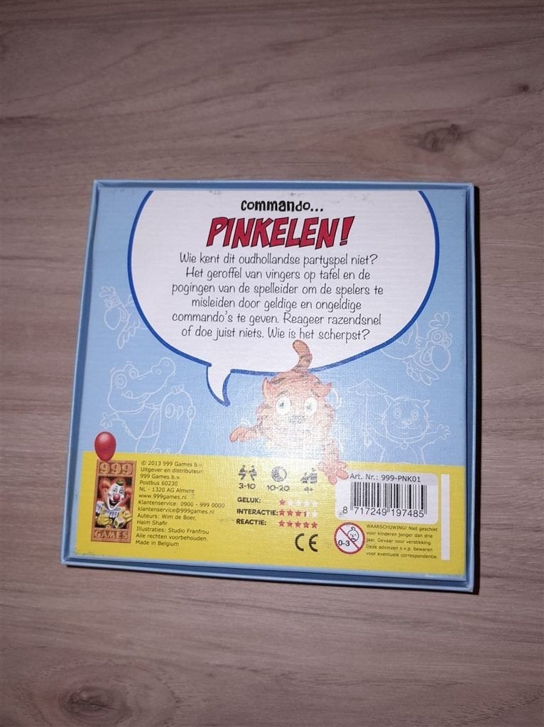 commando pinkelen - 999 games - s4863, Verzenden, Zo goed als nieuw