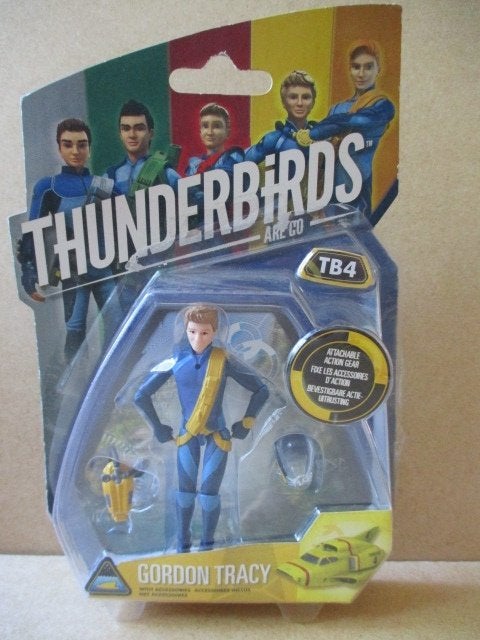 adv11258 thunderbirds poppetje 3, Ophalen, Overige figuren, Zo goed als nieuw, Beeldje of Figuurtje
