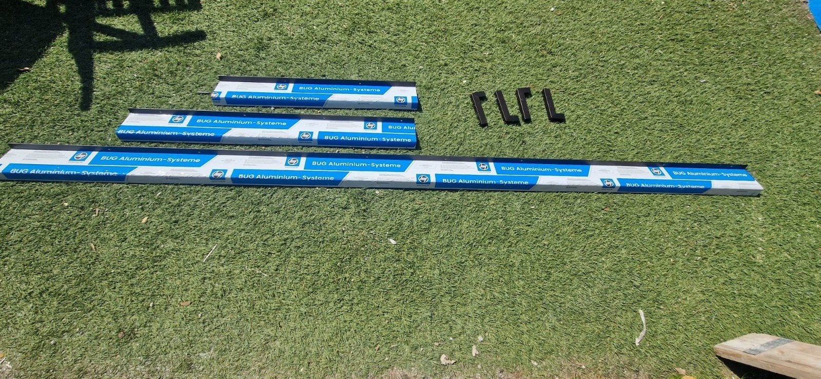 Aluminium vensterbank met eindstukken - Nieuw, Ophalen, Nieuw, Minder dan 80 cm, Minder dan 80 cm