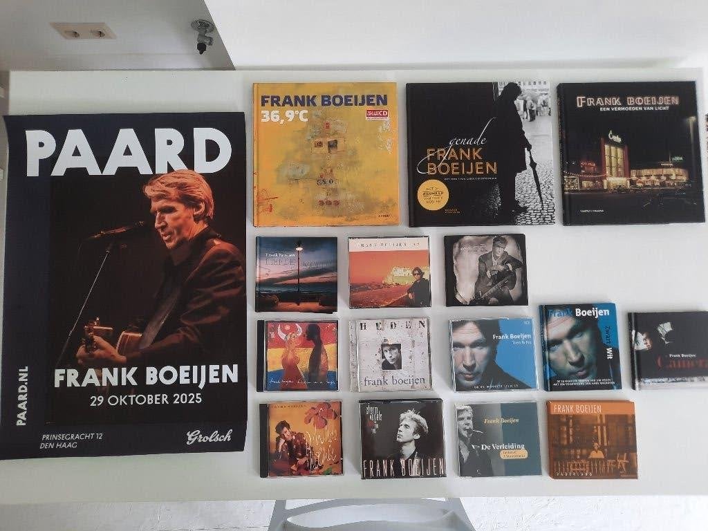 Frank Boeijen collectie  cd's en boeken en poster, Ophalen of Verzenden, Nieuw in verpakking, Pop