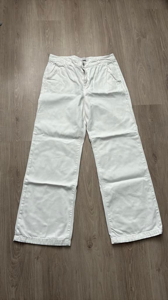 Witte wijde spijkerbroek, metk CoJ, W30/L32, Verzenden, Zo goed als nieuw, Wit, W30 - W32 (confectie 38/40)