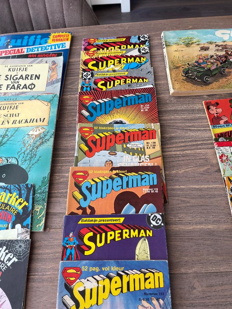 Verzameling stripboeken, Meerdere stripboeken, Ophalen, Gelezen