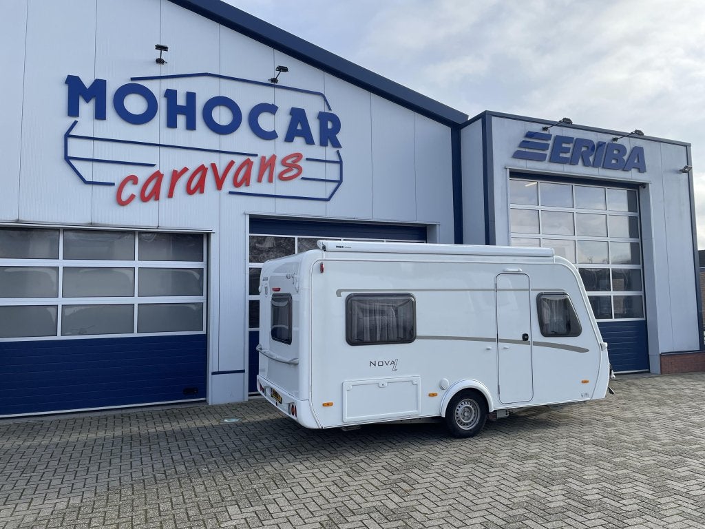 Eriba Nova Light 465 Mover, Thule luifel, Caravans en Kamperen, Bedrijf, Tot en met 3, Overige typen, 4 tot 5 meter
