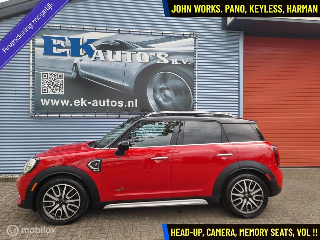 Mini Countryman 2.0 Cooper S ALL4 Chili John Works Automaat, Auto's, 1998 cc, Gebruikt, Automatische klimaatregeling, Leder