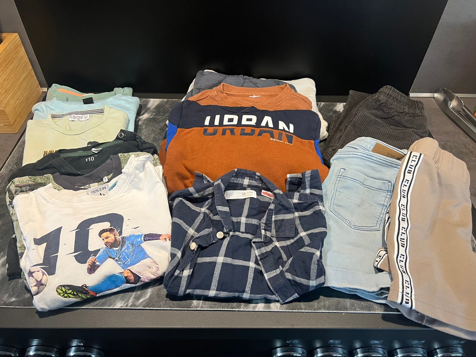 Jongens kledingpakket maat 110-116 (14 items), Ophalen of Verzenden, Zo goed als nieuw, Maat 110