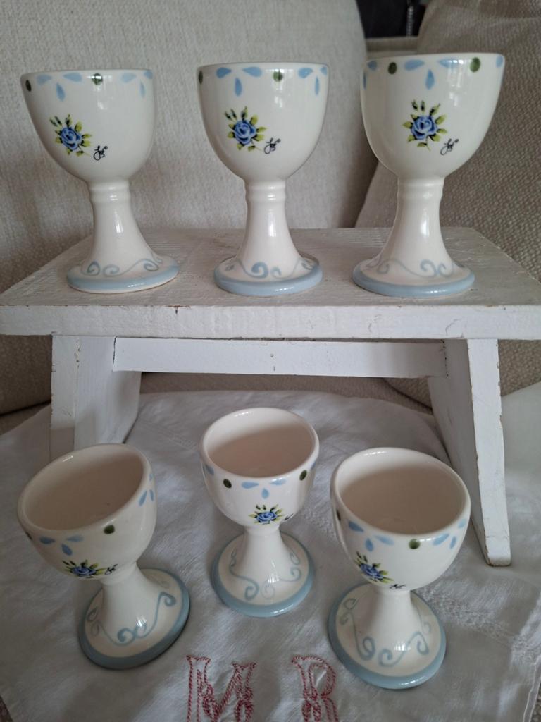 Jet by ter Steege - Noa - eierdopjes, set van 6 stuks, Keramiek, Overige typen, Nieuw, Ophalen of Verzenden