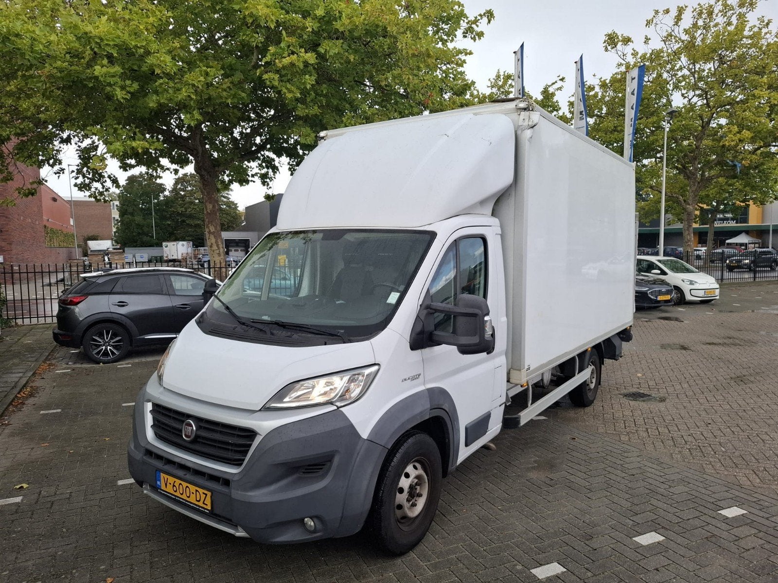 Fiat Ducato 2017, Voorwielaandrijving, Euro 5, Stof, Wit