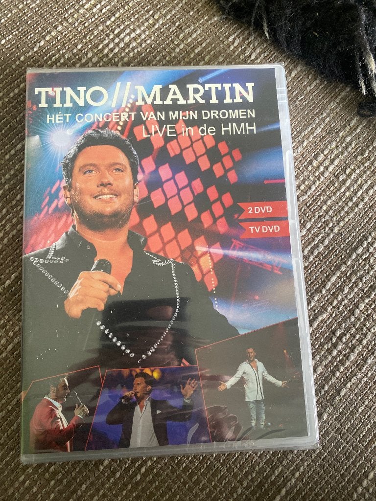 Tino Martin: Hét Concert Van  Dromen Live in de HMH (2DVD), Alle leeftijden, Ophalen of Verzenden, Zo goed als nieuw