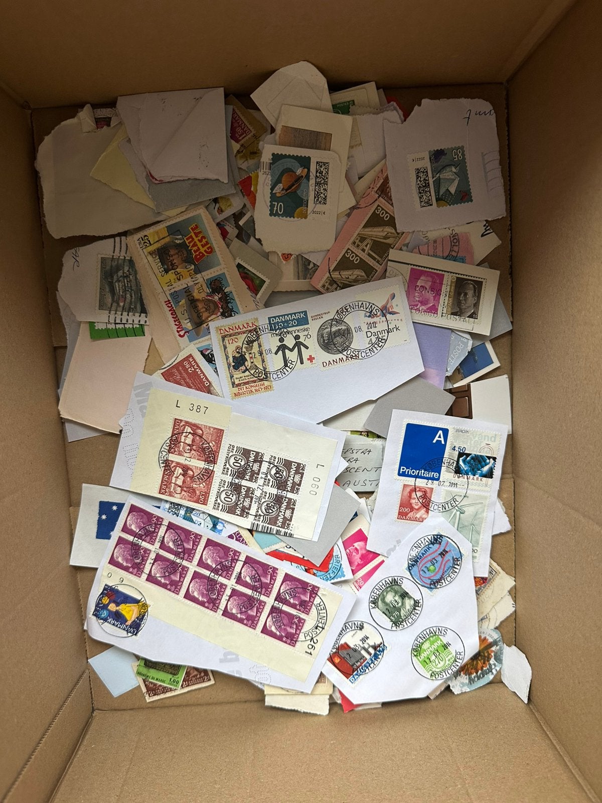 Doos 5200 buitenland op papier, Verzenden, Buitenland