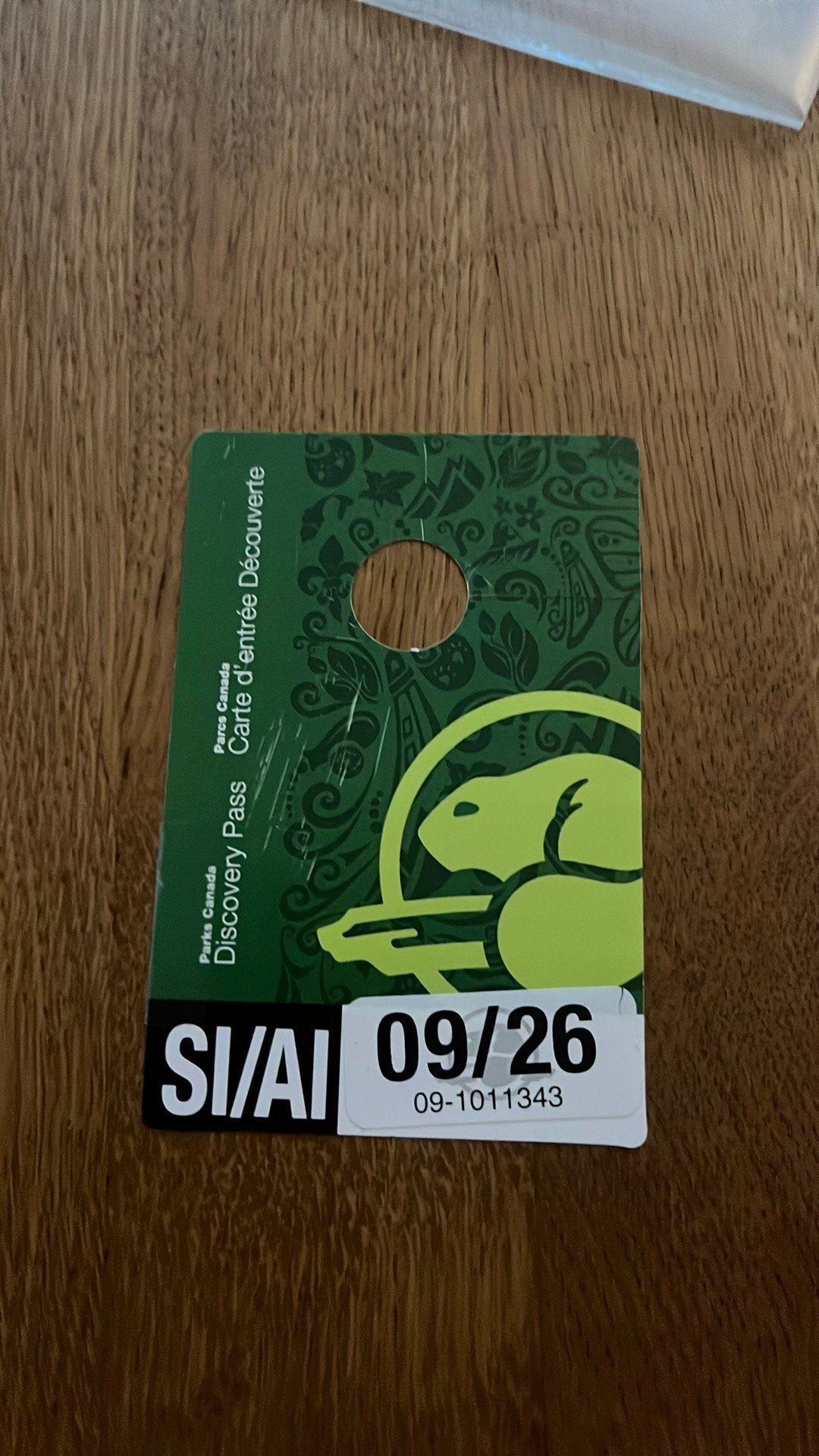 Discovery Pass Canada 1x, Eén persoon, Ticket of Toegangskaart