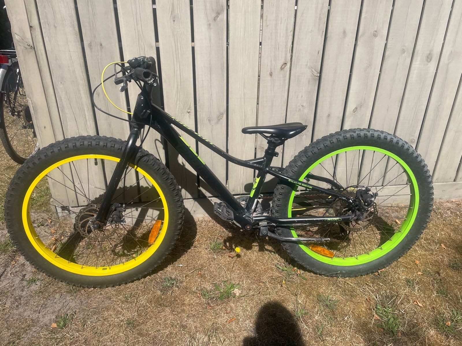 Volare Gradient Kinderfiets/Fatbike 26 inch - Zwart/Geel/Gro, Gebruikt, Versnellingen, Minder dan 49 cm, Schijfrem