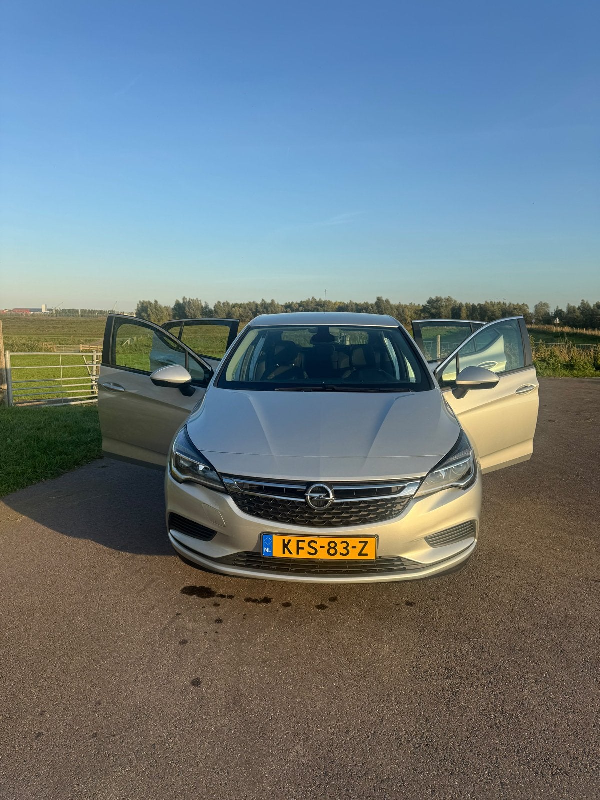 Opel Astra 1.6 Cdti 81KW 5D 2019 Grijs, Auto's, Stof, Zwart, 4 cilinders, 1264 kg