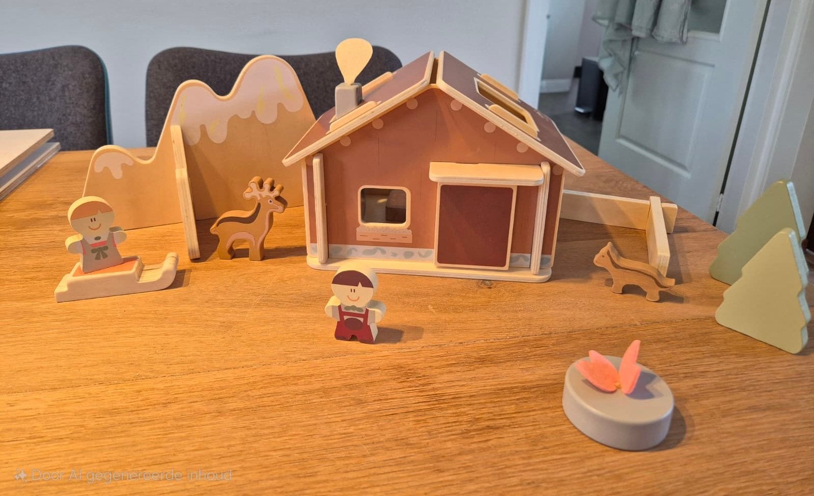 Sevi bouwdoos speelgoed huis Biata Dolomiti, Ophalen of Verzenden, Zo goed als nieuw, Poppenhuis
