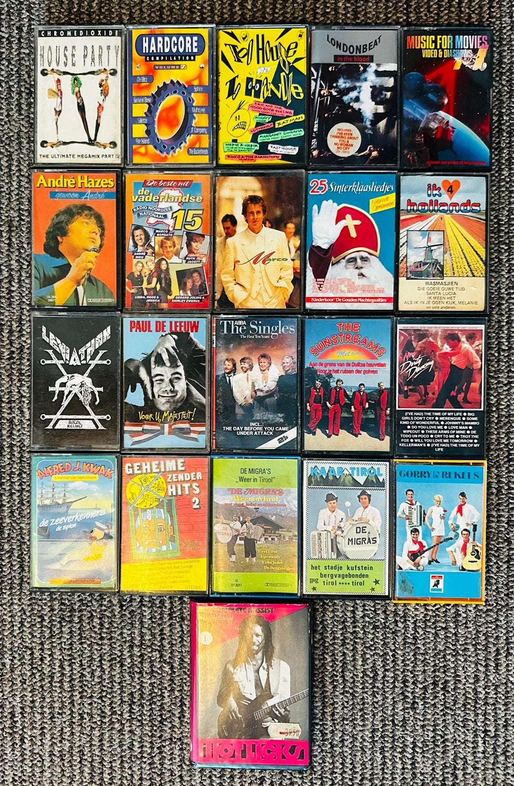 Partij Cassettebandjes, Cd's en Dvd's, Cassettebandjes, Ophalen of Verzenden, Zo goed als nieuw
