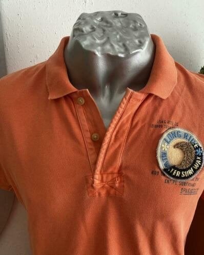 Esprit polo maat S, Ophalen of Verzenden, Zo goed als nieuw, Maat 46 (S) of kleiner, Oranje