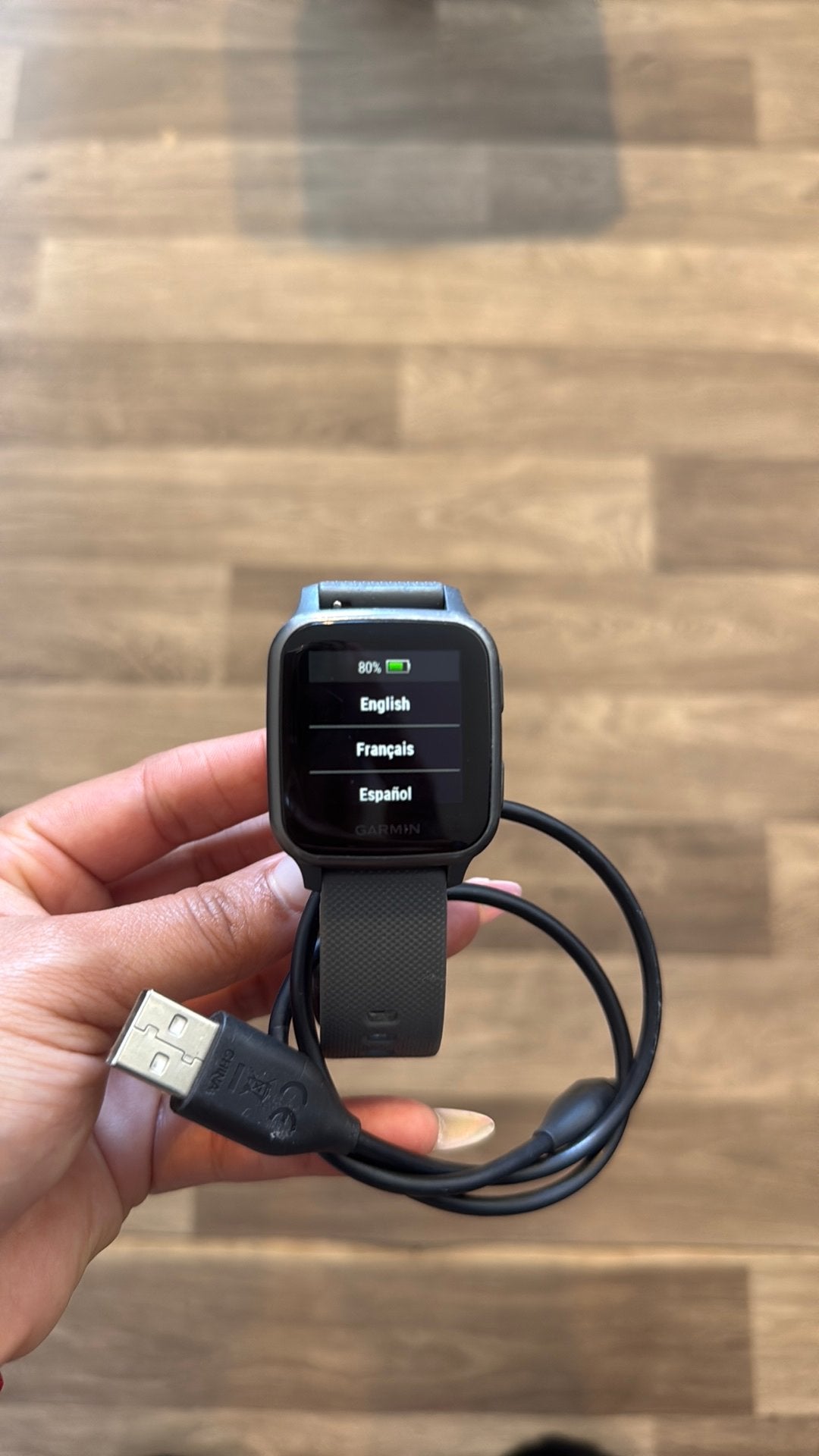 Garmin Venu Sq, Ophalen, Zwart, Android