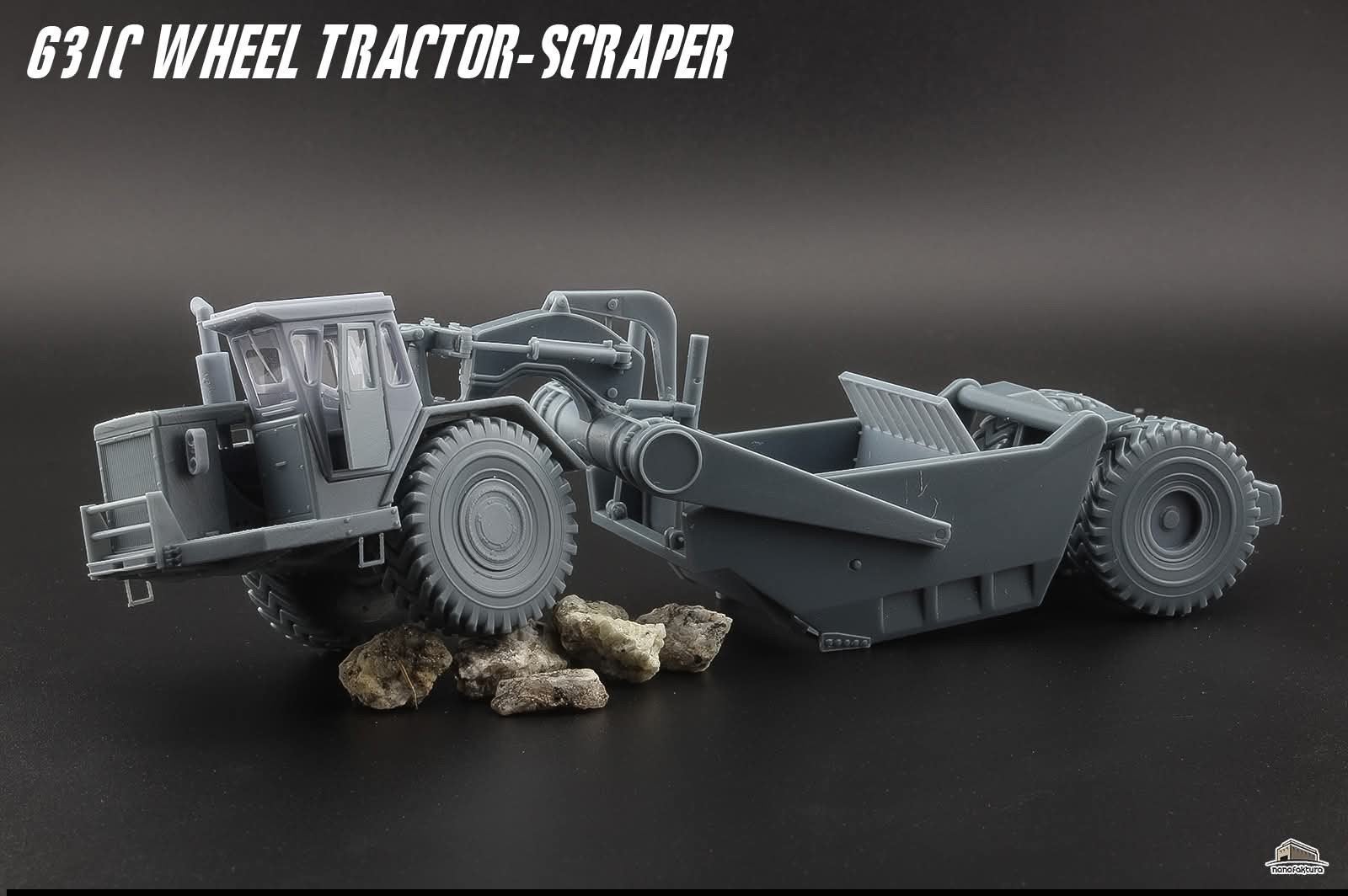 Caterpillar 631C scraper 1:50 bouwkit, Ophalen of Verzenden, Zo goed als nieuw, Bus of Vrachtwagen, Overige merken