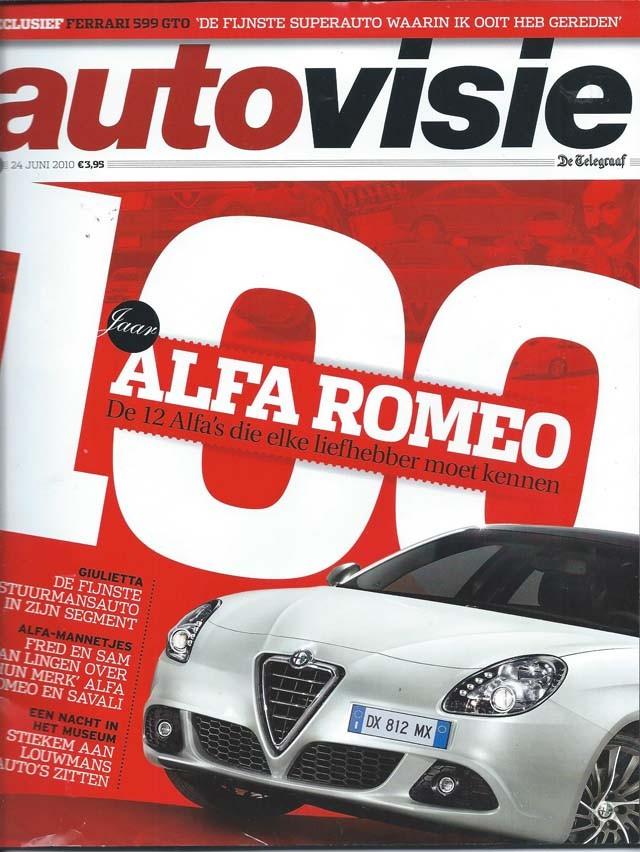 Autovisie 13 2010 : Alfa Romeo - Saab 9-5 - Ford Focus RS500, Ophalen of Verzenden, Gelezen, Algemeen