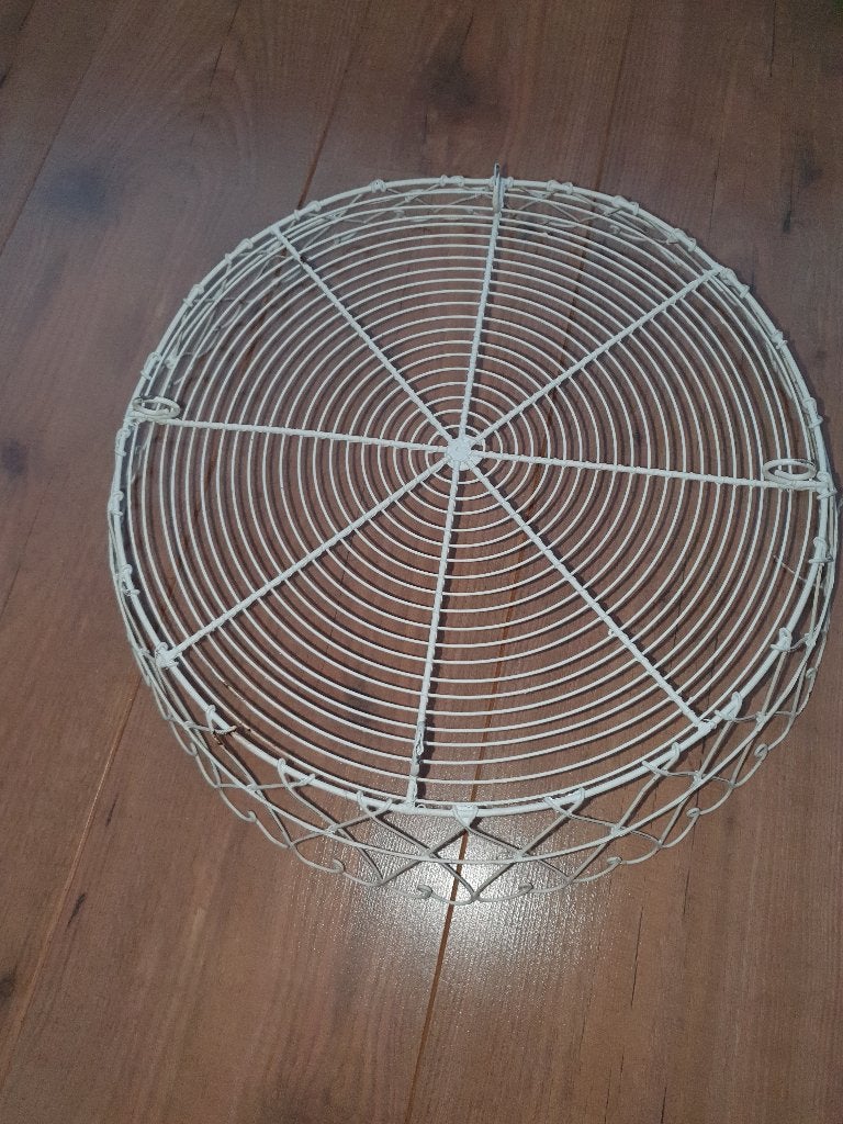 Mooi metalen fruit schaal  zie foto's, Ophalen, Gebruikt, Metaal