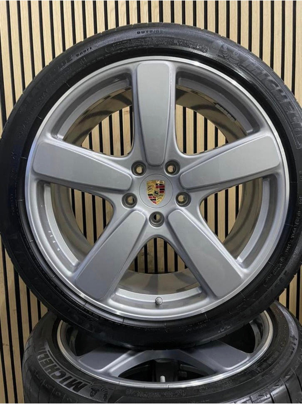 Org. 21” Porsche Cayenne 958 Classic Velgen 2010-2017 5X130, Auto-onderdelen, Banden en Velgen, Gebruikt, 295 mm, ., Banden en Velgen