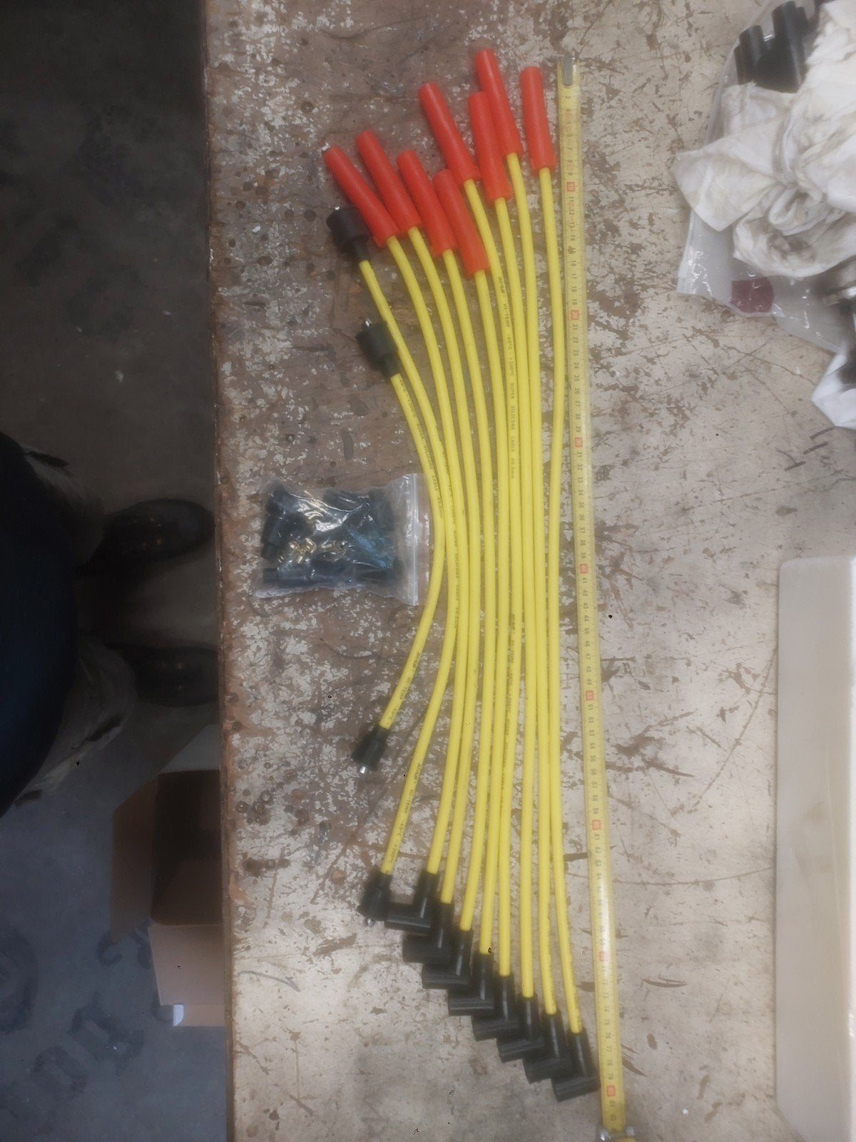 Tk nieuwe silicone bougie kabels van een HEI ontsteking, Ophalen of Verzenden, Nieuw