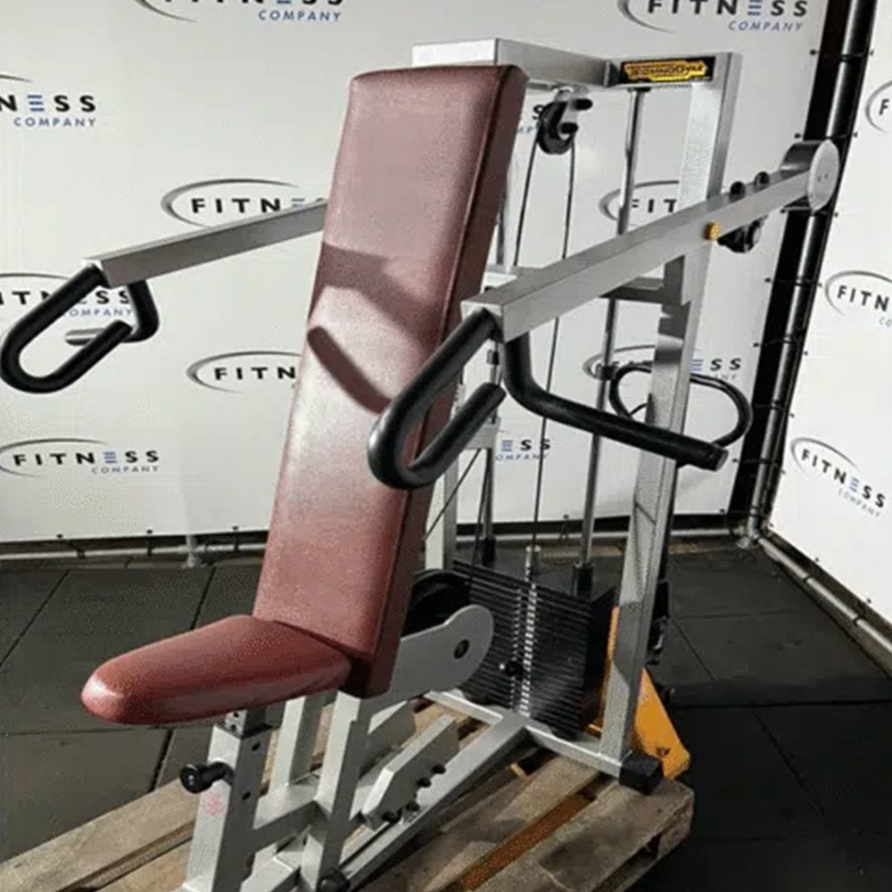 Technogym – Isotonic – Shoulder Press, Ophalen of Verzenden, Zo goed als nieuw, Benen, Overige typen