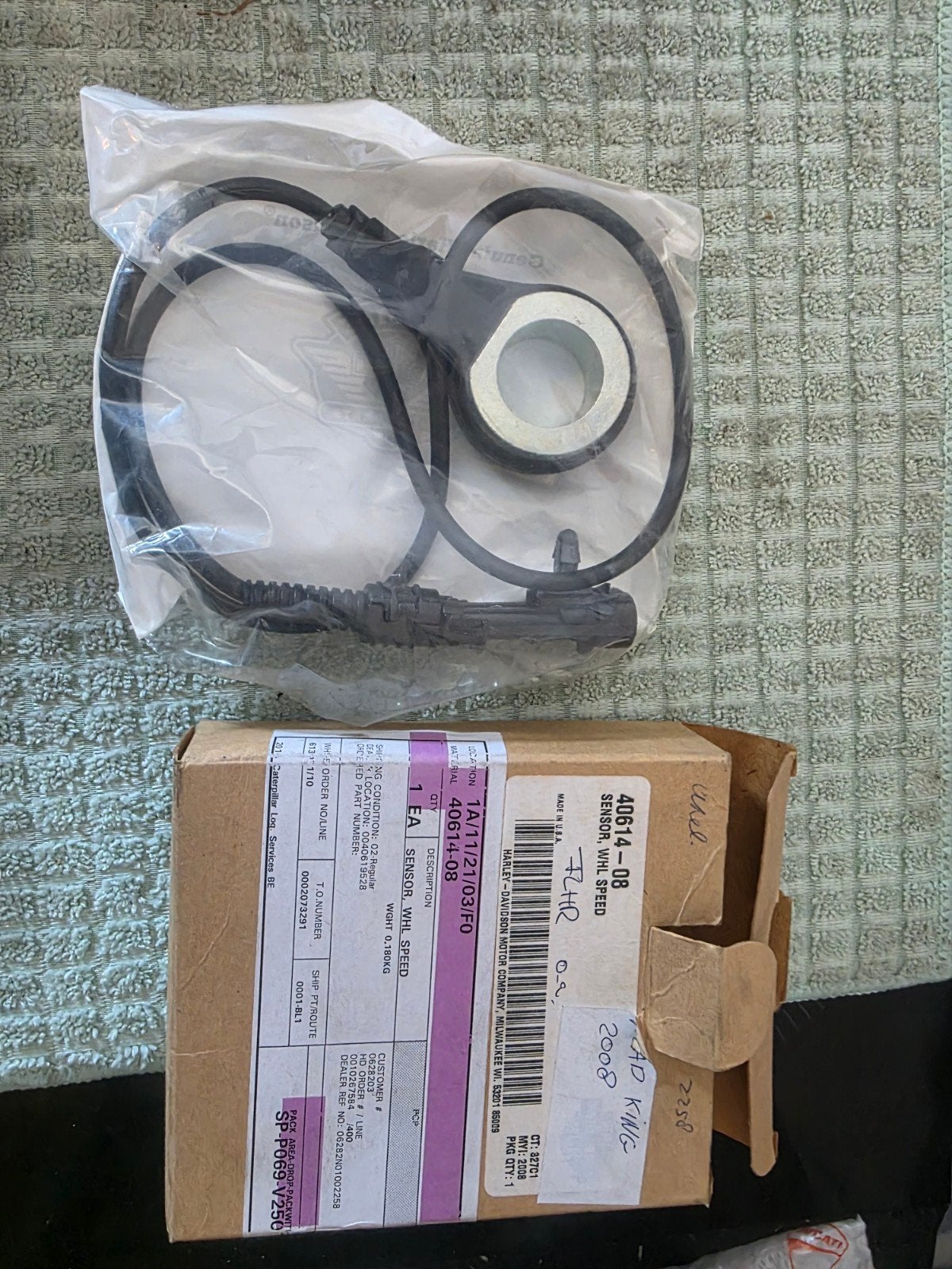 Nieuwe Harley Davidson Wiel Snelheid Sensor (40614-08), Motoren, Onderdelen | Harley-Davidson, Ophalen of Verzenden, Nieuw