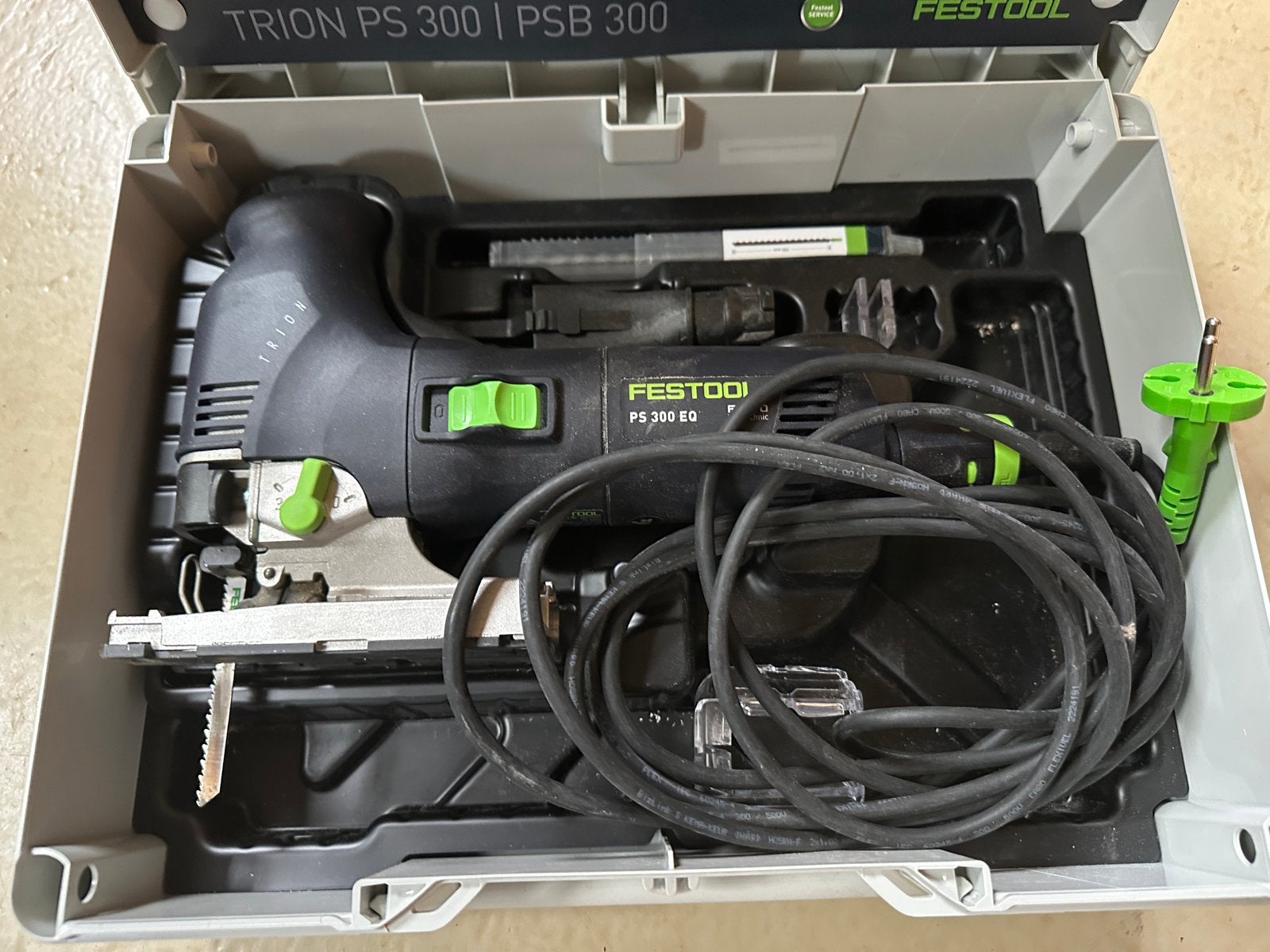 Festool Decoupeerzaag PS 300 EQ Trion - Zo goed als nieuw, Ophalen of Verzenden, Nieuw, Decoupeerzaag