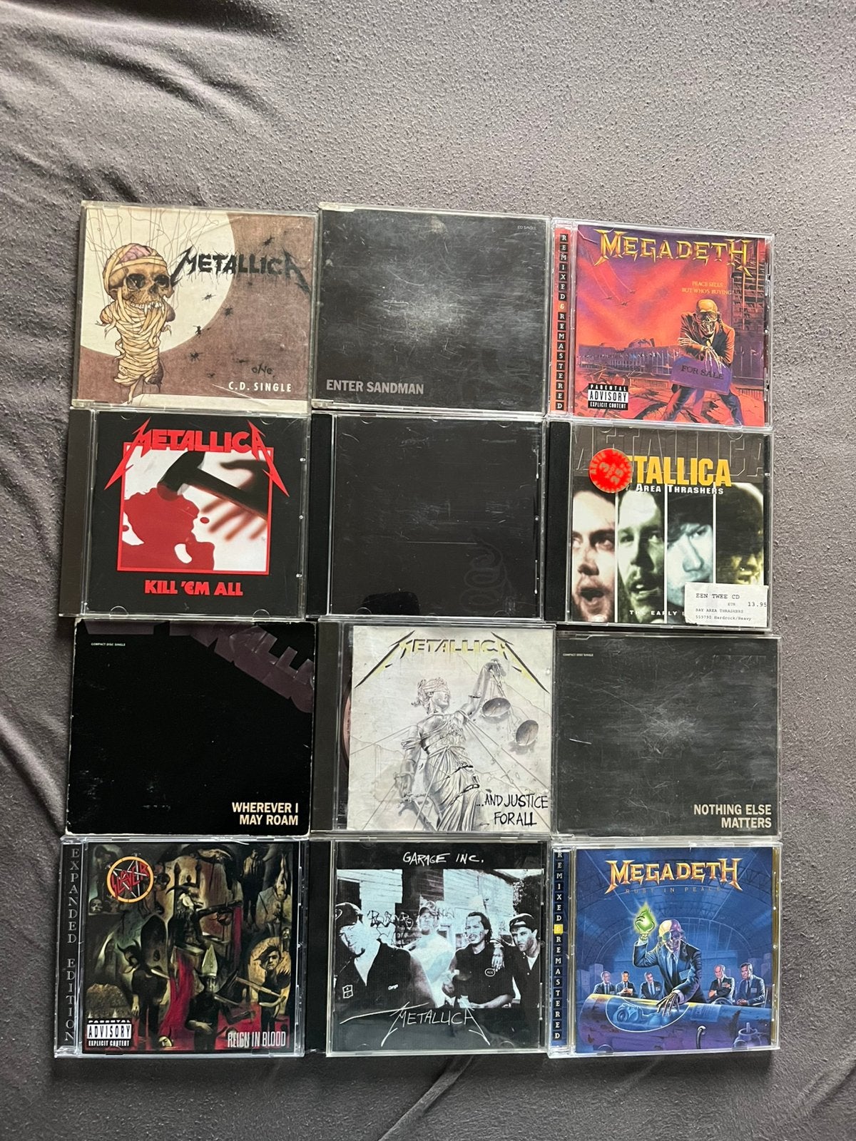Metal CD’S Megadeth Slayer Metallica, Ophalen of Verzenden, Zo goed als nieuw