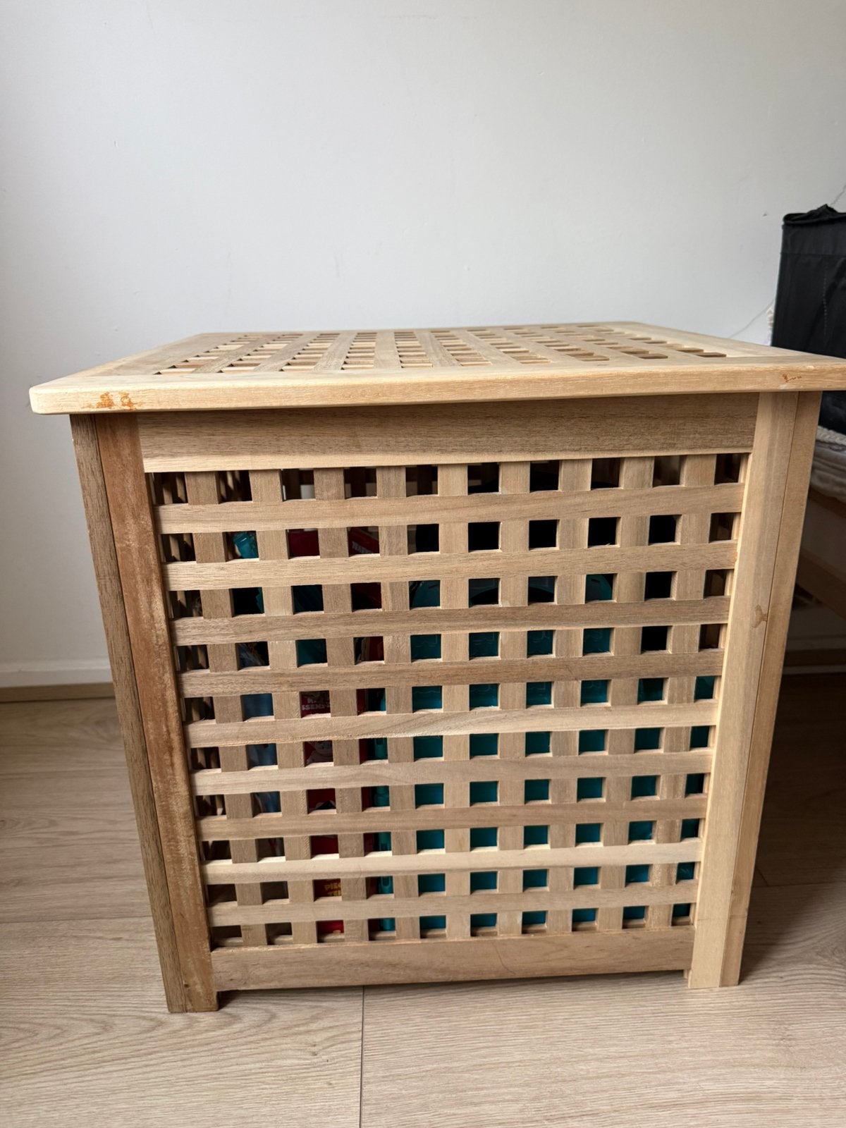 Ikea bijzettafel/opbergbak, Ophalen of Verzenden, Zo goed als nieuw, 50 tot 100 cm, Minder dan 50 cm