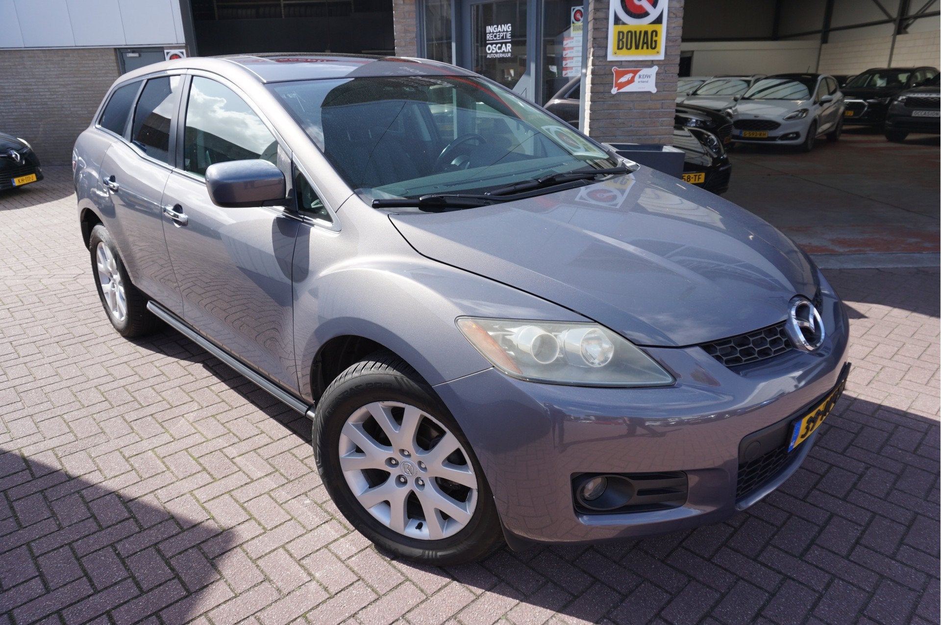 Mazda CX-7 2.3I Turbo Touring Automaat (bj 2008), Auto's, Automaat, Gebruikt, Zwart, 2261 cc
