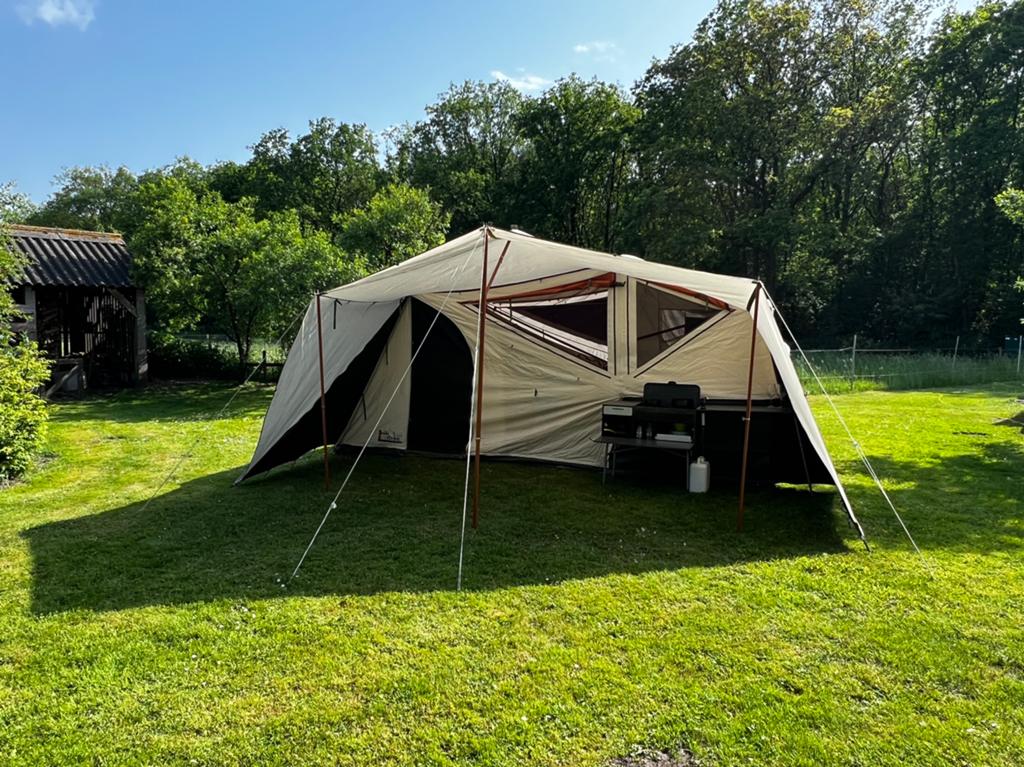 Holtkamper cocoon XL, Caravans en Kamperen, Vouwwagens, Holtkamper, tot en met 4, Meerkleurig, Aanwezig, Ophalen