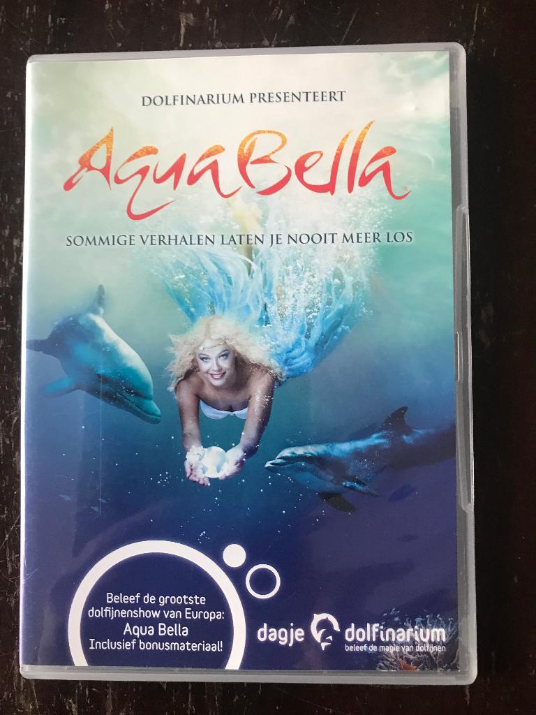 Aquabella DVD Dolfinarium Dolfijnen Show, Avontuur, Alle leeftijden, Ophalen of Verzenden, Zo goed als nieuw