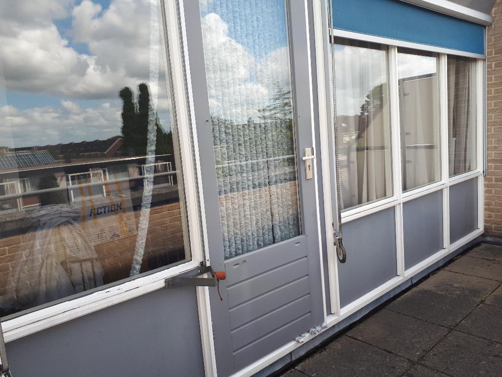 Screen zonwering, 1x900mm, marine blauw, Ophalen, Gebruikt, 150 tot 300 cm, 250 cm tot 450 cm
