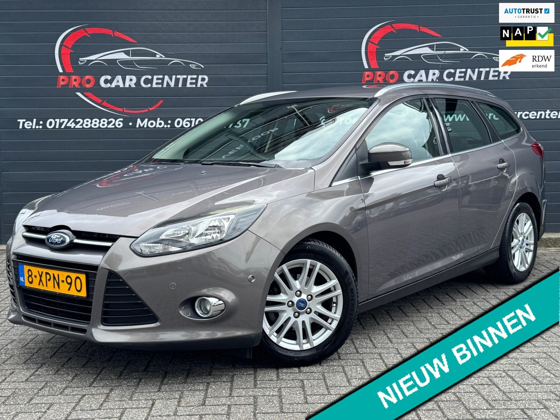 Ford Focus Wagon 1.0 EcoBoost Edition Plus CIMATE | CRUISE |, Auto's, Ford, Gebruikt, Bruin, Origineel Nederlands, Handgeschakeld