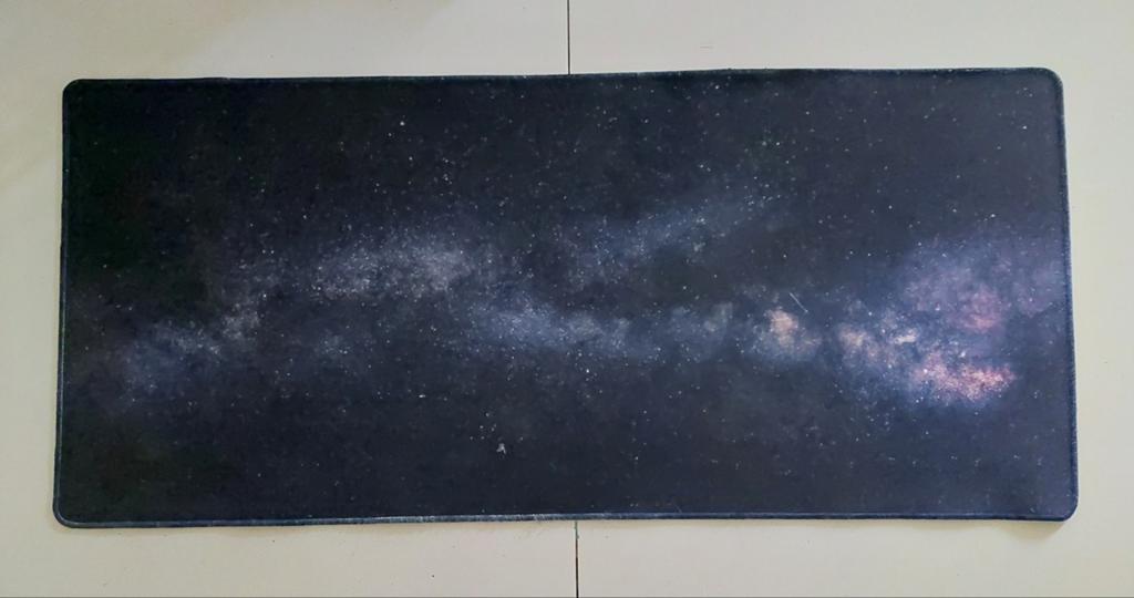 Galaxy gaming Mousepad Muismat XXL, Computers en Software, Muismatten, Ophalen of Verzenden, Gaming muismat, Gebruikt