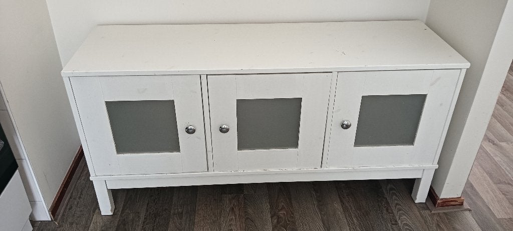 (keuken)Kastje met melkglas deurtjes, Ophalen, 50 tot 100 cm, Zo goed als nieuw, Minder dan 100 cm