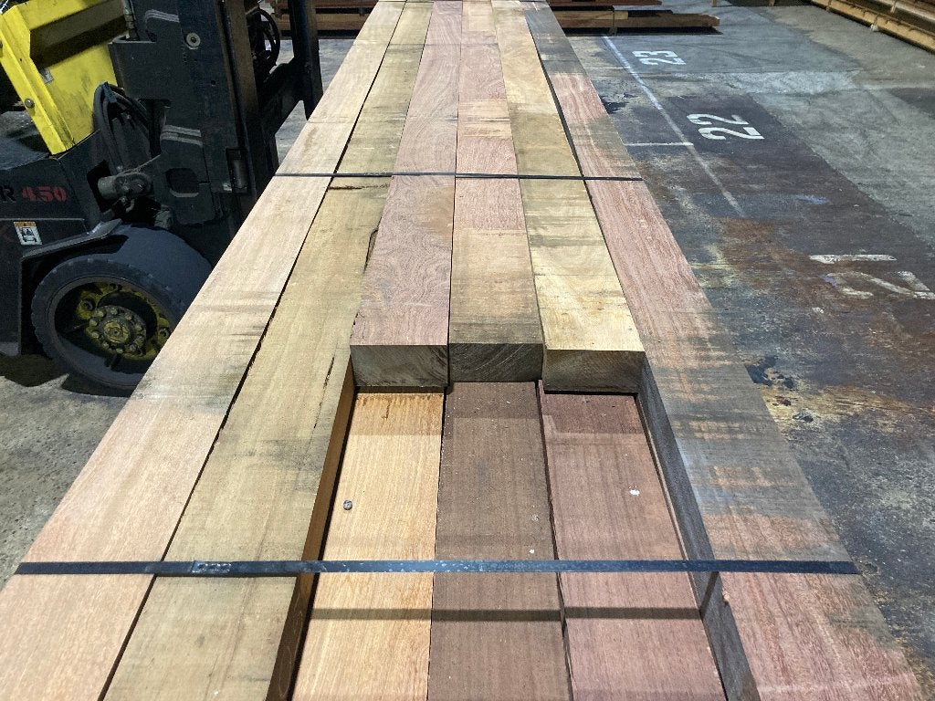 balken-palen-regels-onderligger-Hardhout/Cumaru-78x148mm, Ophalen, Nieuw, Hardhout, 250 cm of meer