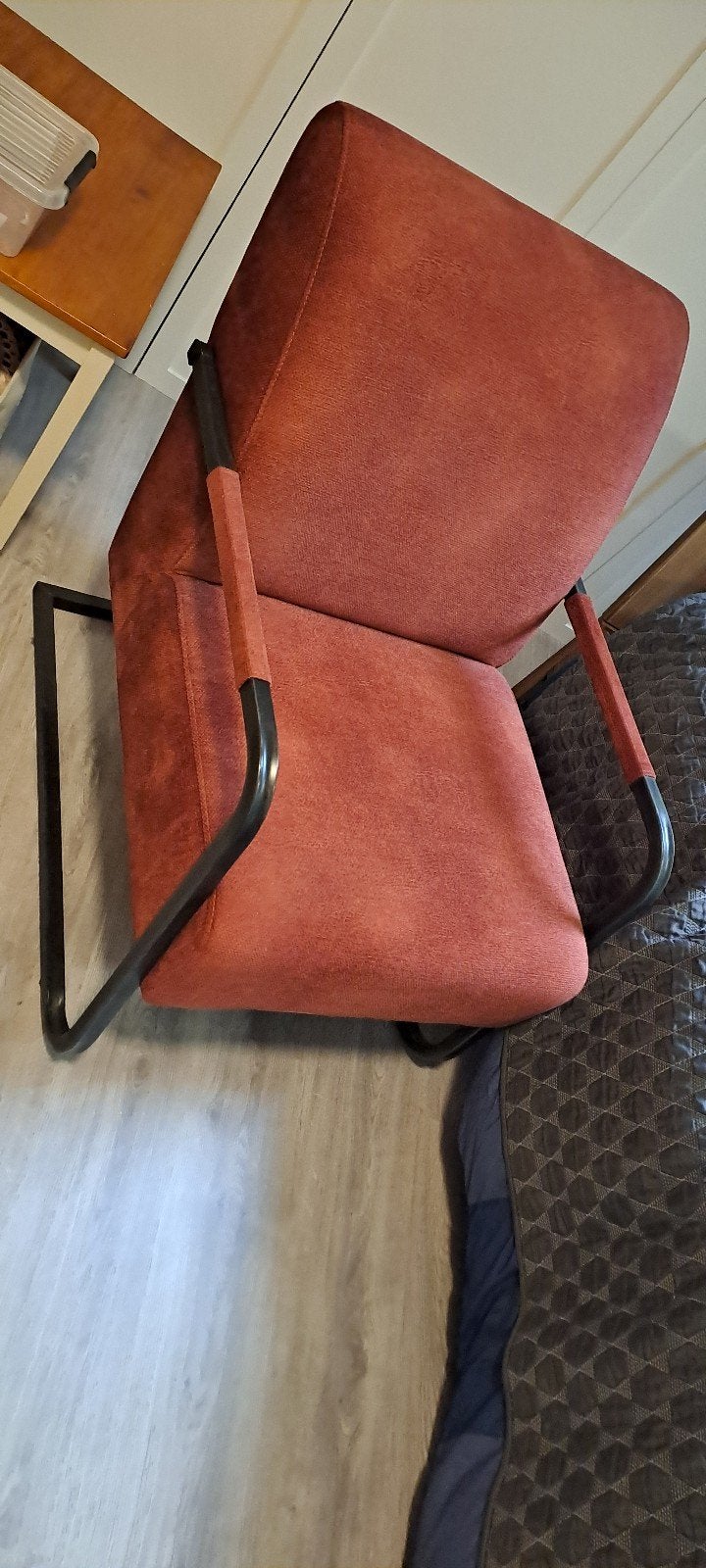fauteuil Indy, Ophalen, Zo goed als nieuw, Industreel  terra kleur, Eén